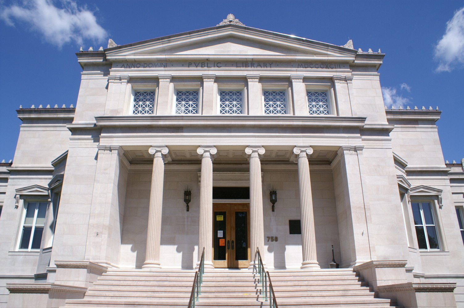 Blackstone Library front entrance