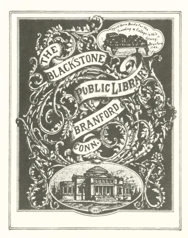William Hopson Fowler library bookplate