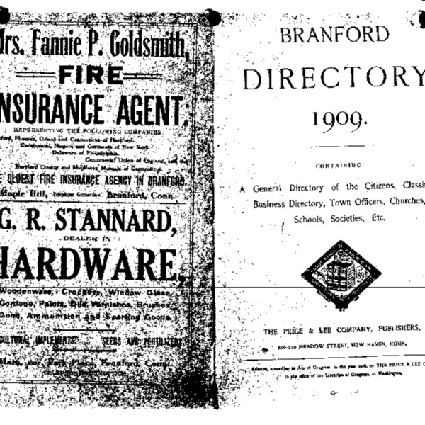 1909 Branford City Directory